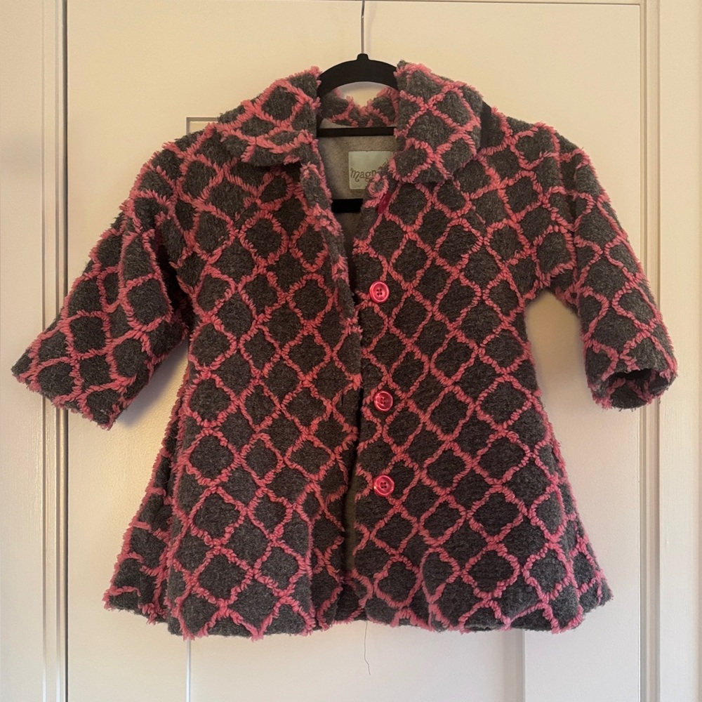 Magpie Toddler Girls 3T Textured Pink & Gray Coat – Barney’s NY Exclusive
